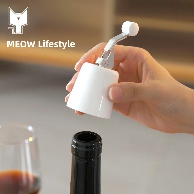 Wine To Beer To Liquor - Voedselveilige siliconen wijnflesstopper voor rode wijn,