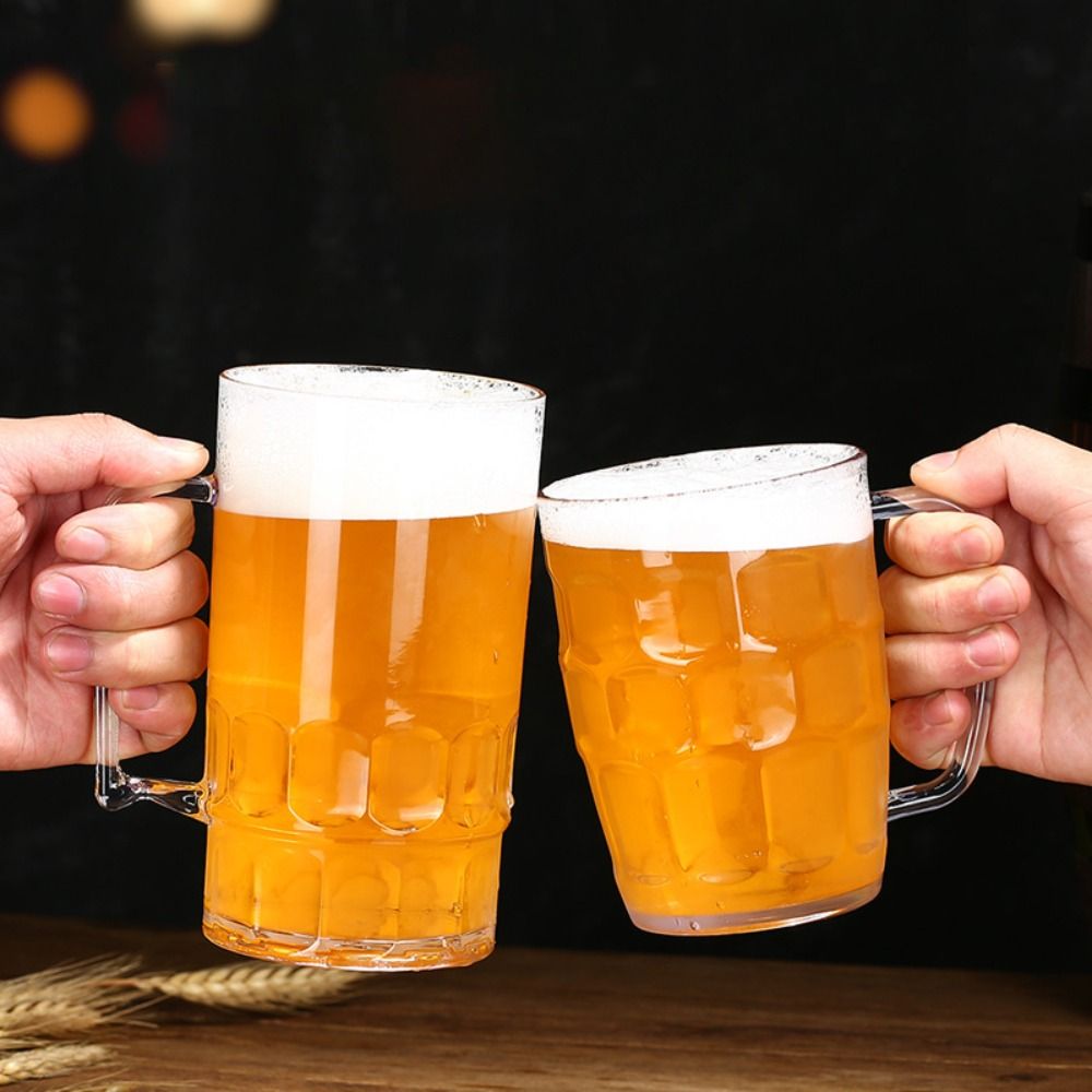 Wine In Beer Glass - Creatief imitatieglas Plastic bierbeker Transparant met