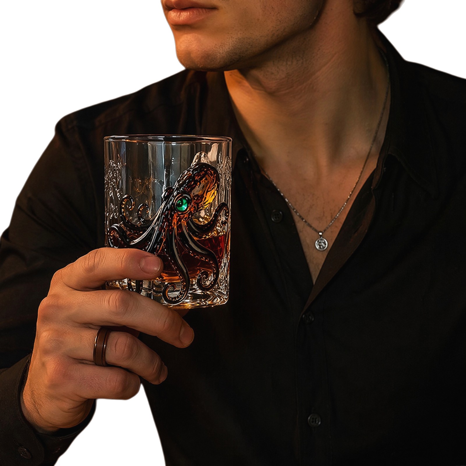 Wine Beer Rum - Whisky-wijnglas cadeau voor mannen, vader, broer;