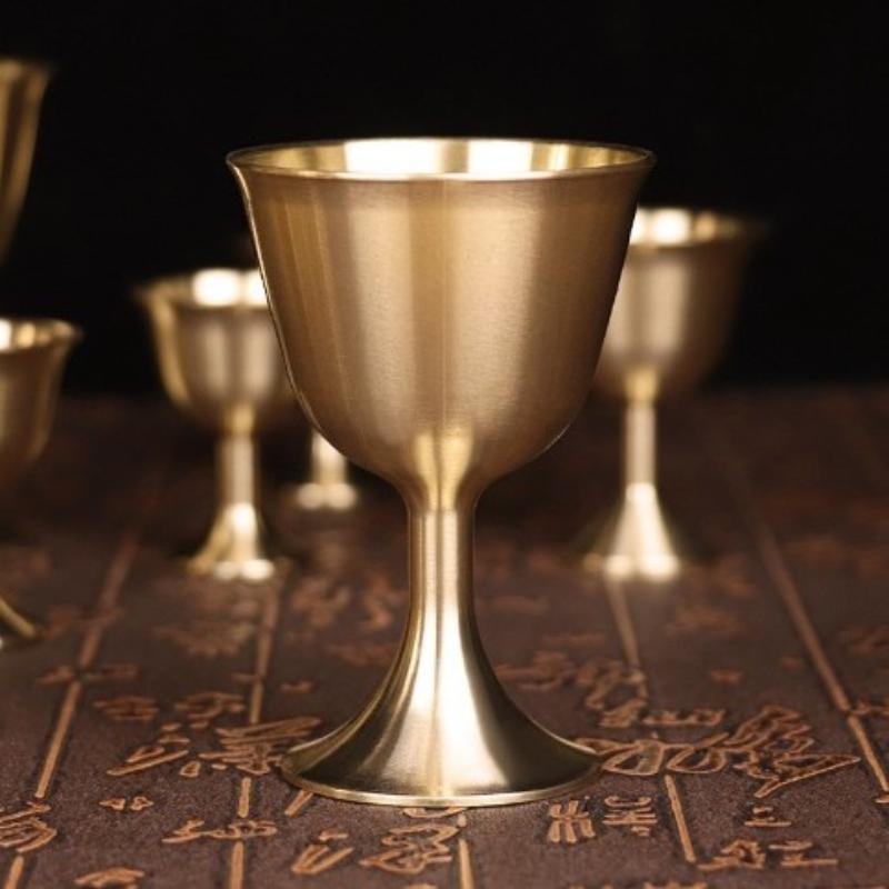 Retro messing koperen mok, pra - Wine In Beer Glass recensie en prijs