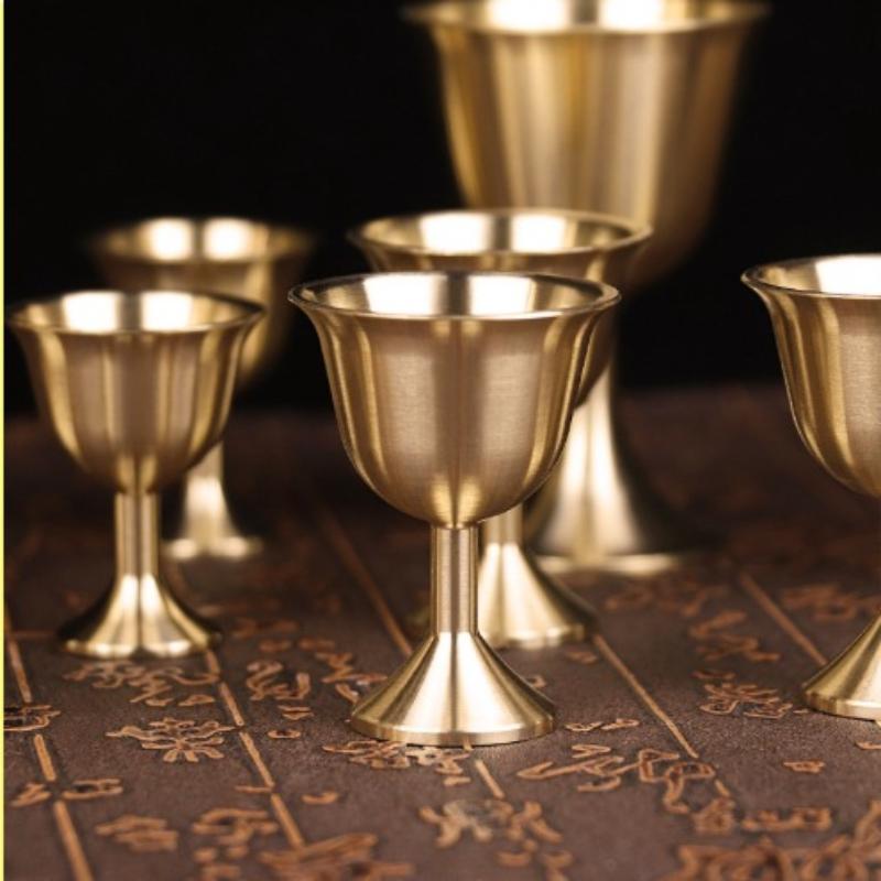 Retro messing koperen mok, pra - Wine In Beer Glass recensie en prijs