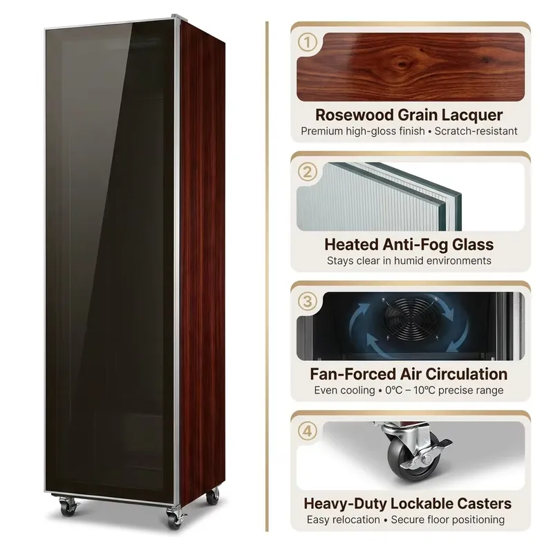 SFW Certificaat Rozenhout Afwe - Wine Beer Cooler Fridge recensie en prijs