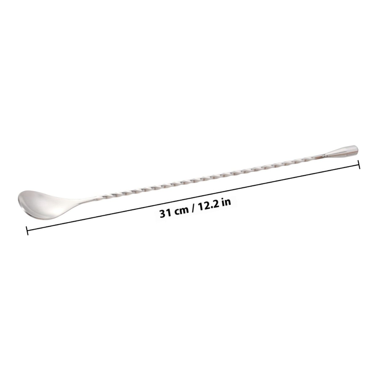 304 roestvrijstalen cocktailsp - Bar Spoon Twisted recensie en prijs