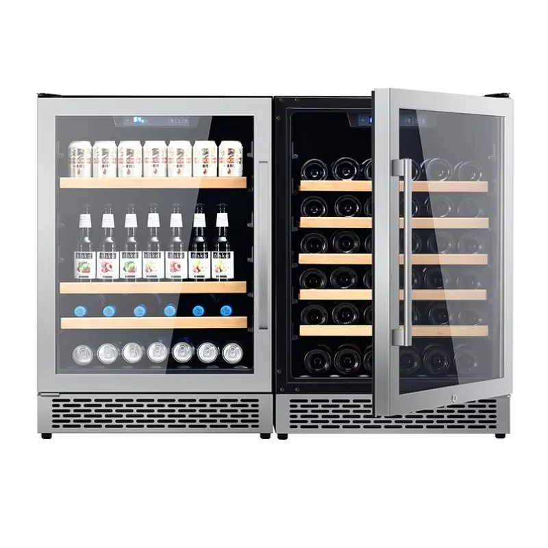 Wijnkoelkast met dubbele glaze - Wine Beer Fridge Dual Zone recensie en prijs