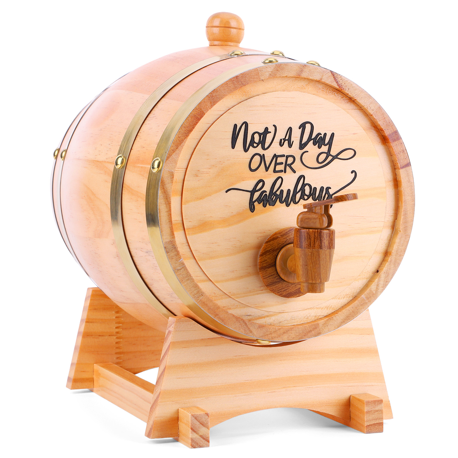 3L gegraveerd houten vat met s - Wine Beer Rum recensie en prijs