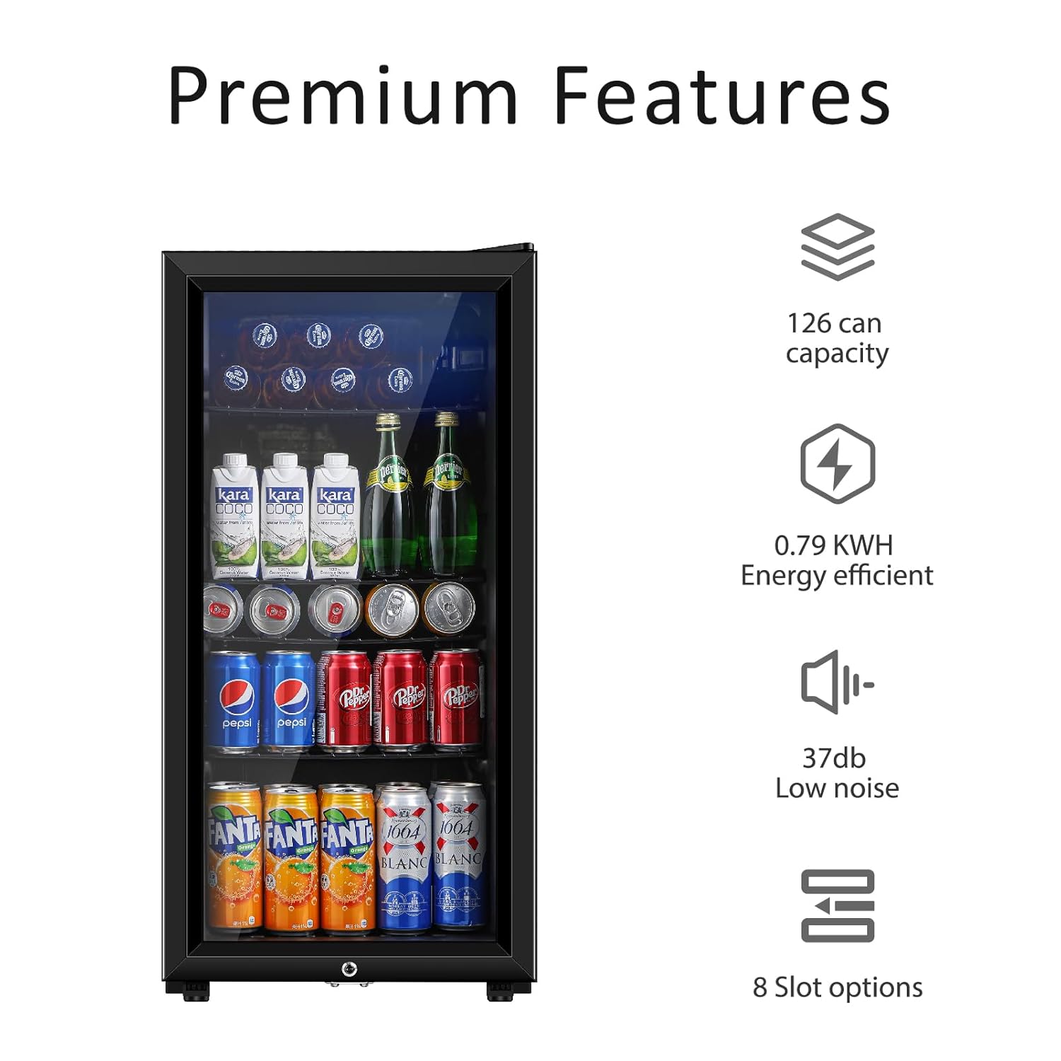 Drankenkoelkast, 3,2 Cu.ft min - Wine Beer Cooler Fridge recensie en prijs